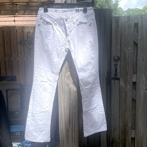 Miss Me Womens White Jeans